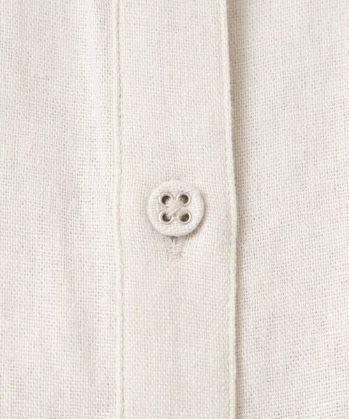 Dessin / デッサン シャツ・ブラウス | 【洗える】シャツカラーフレンチスリーブブラウス(XS~L) | 詳細8