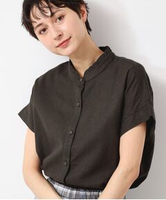 Dessin / デッサン シャツ・ブラウス | 【洗える】フリルネックシャツ（XS～L）