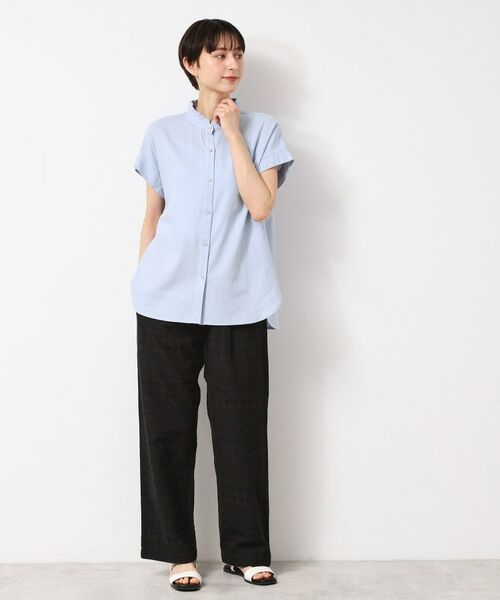 Dessin / デッサン シャツ・ブラウス | 【洗える】フリルネックシャツ(XS~L) | 詳細11