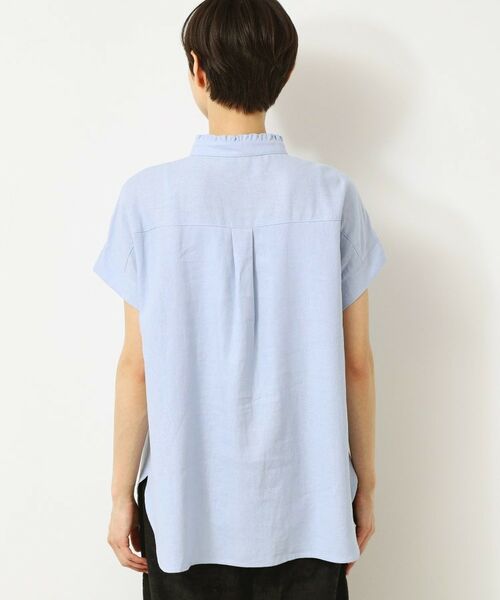 Dessin / デッサン シャツ・ブラウス | 【洗える】フリルネックシャツ(XS~L) | 詳細15