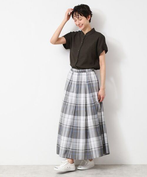 Dessin / デッサン シャツ・ブラウス | 【洗える】フリルネックシャツ(XS~L) | 詳細3