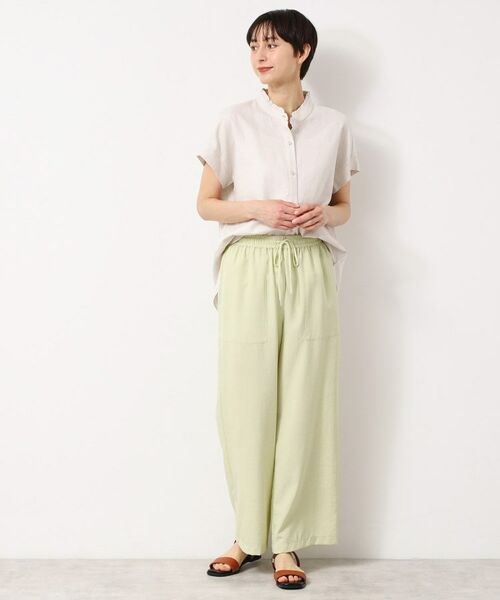 Dessin / デッサン シャツ・ブラウス | 【洗える】フリルネックシャツ(XS~L) | 詳細7