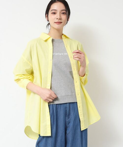 Dessin / デッサン シャツ・ブラウス | 【洗える】ピグメント染バックギャザーシャツ | 詳細5