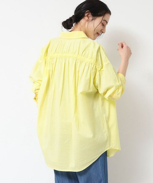 Dessin / デッサン シャツ・ブラウス | 【洗える】ピグメント染バックギャザーシャツ | 詳細6