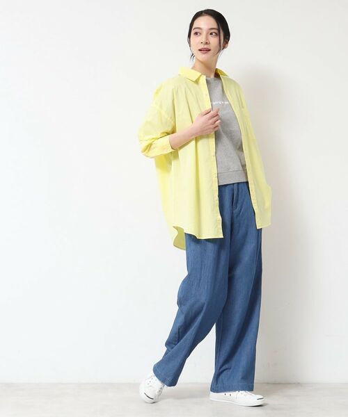 Dessin / デッサン シャツ・ブラウス | 【洗える】ピグメント染バックギャザーシャツ | 詳細7