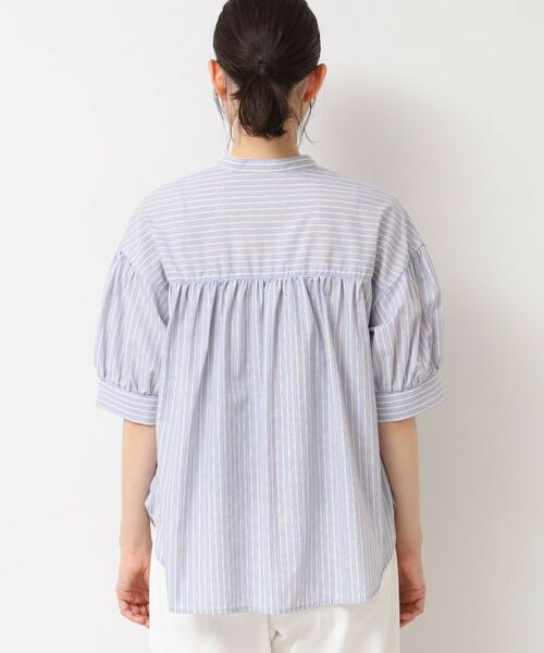 Dessin / デッサン シャツ・ブラウス | 【洗える・4サイズ展開】フロントスリット五分袖ブラウス（XS～L） | 詳細18