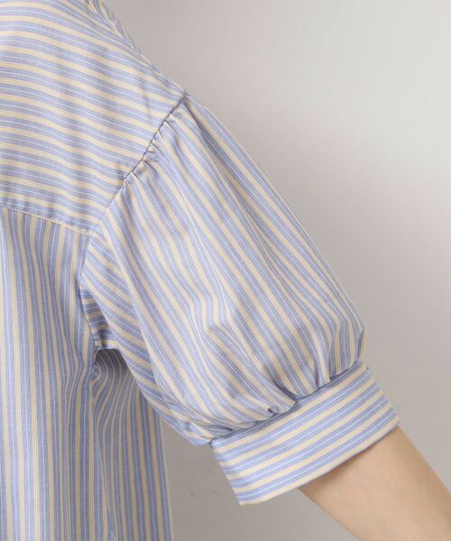 Dessin / デッサン シャツ・ブラウス | 【洗える・4サイズ展開】フロントスリット五分袖ブラウス（XS～L） | 詳細20