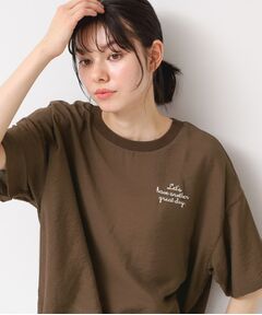 Dessin / デッサン シャツ・ブラウス | 【洗える・4サイズ展開】ロゴ入りブラウス（XS～L）