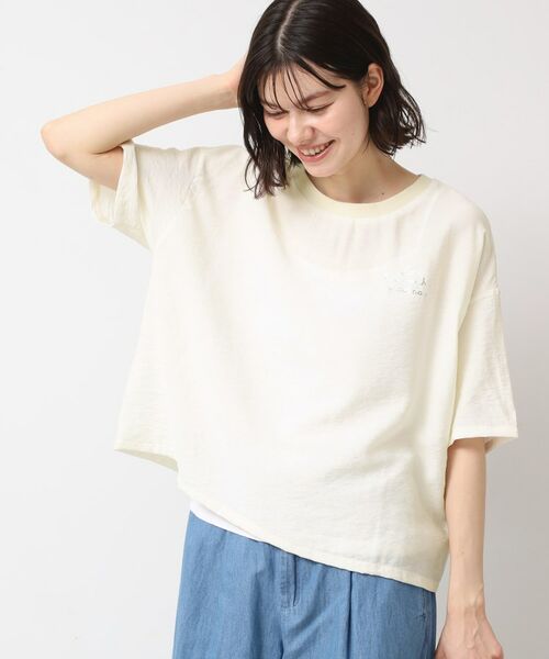 Dessin / デッサン シャツ・ブラウス | 【洗える・4サイズ展開】ロゴ入りブラウス(XS~L) | 詳細10