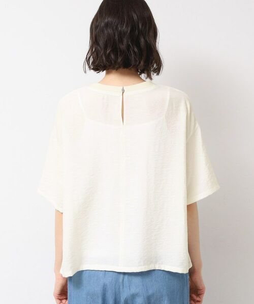 Dessin / デッサン シャツ・ブラウス | 【洗える・4サイズ展開】ロゴ入りブラウス(XS~L) | 詳細15