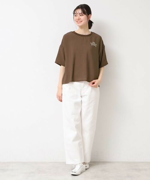 Dessin / デッサン シャツ・ブラウス | 【洗える・4サイズ展開】ロゴ入りブラウス(XS~L) | 詳細7