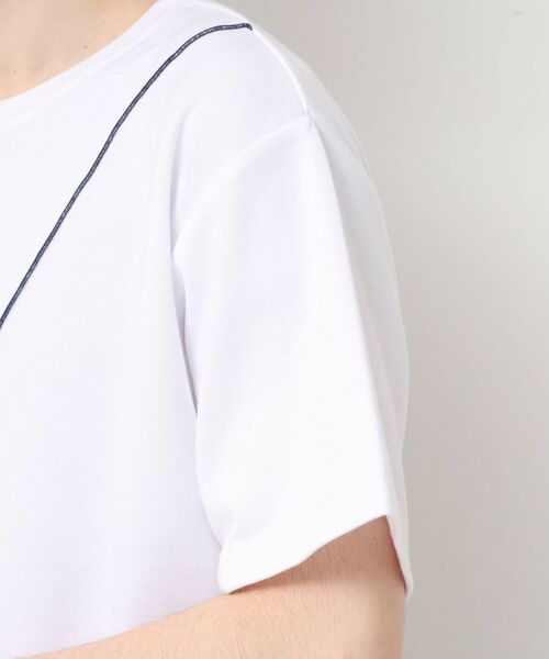 Dessin / デッサン Tシャツ | 【接触冷感・洗える】ラインTシャツ | 詳細13