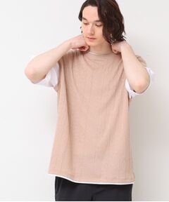 Dessin / デッサン カットソー | 【洗える】ベストレイヤードライクTシャツ