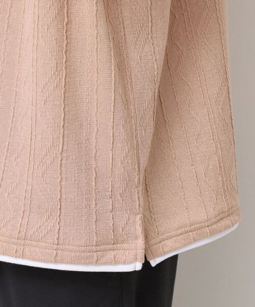 Dessin / デッサン カットソー | 【洗える】ベストレイヤードライクTシャツ | 詳細14