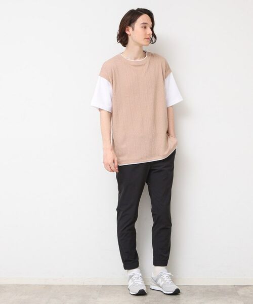 Dessin / デッサン カットソー | 【洗える】ベストレイヤードライクTシャツ | 詳細2