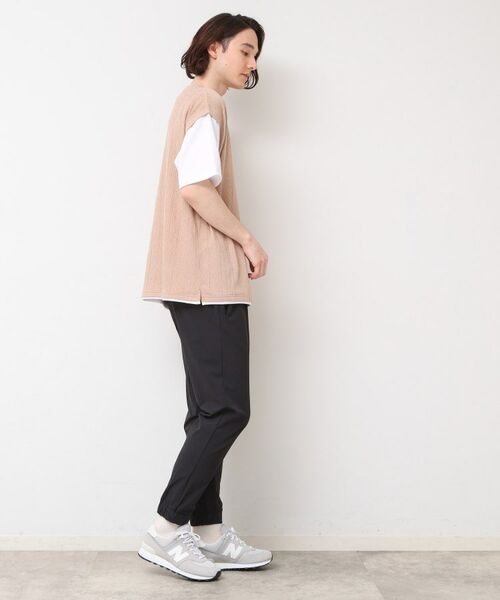 Dessin / デッサン カットソー | 【洗える】ベストレイヤードライクTシャツ | 詳細3