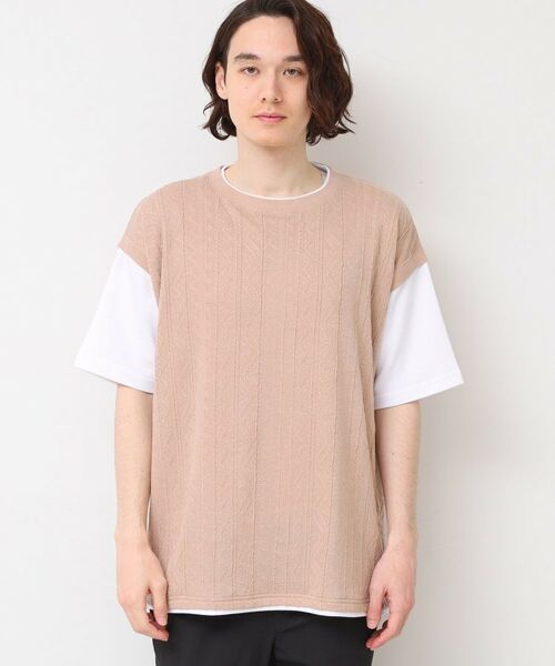 Dessin / デッサン カットソー | 【洗える】ベストレイヤードライクTシャツ | 詳細9