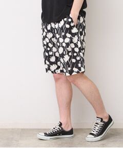 Dessin / デッサン ショート・ハーフ・半端丈パンツ | 【リンクコーデ・ウエストゴム】フラワープリントパンツ