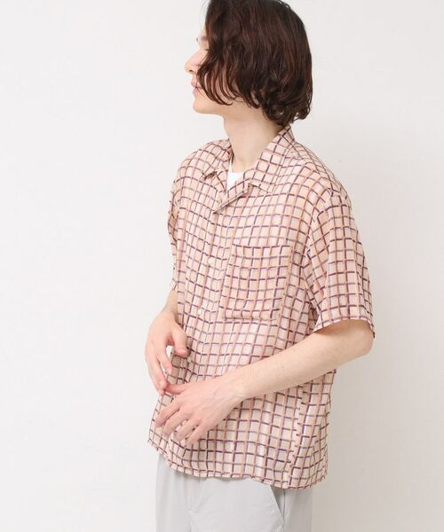 Dessin / デッサン シャツ・ブラウス | 【洗える】オーガンジーチェックシャツ | 詳細1