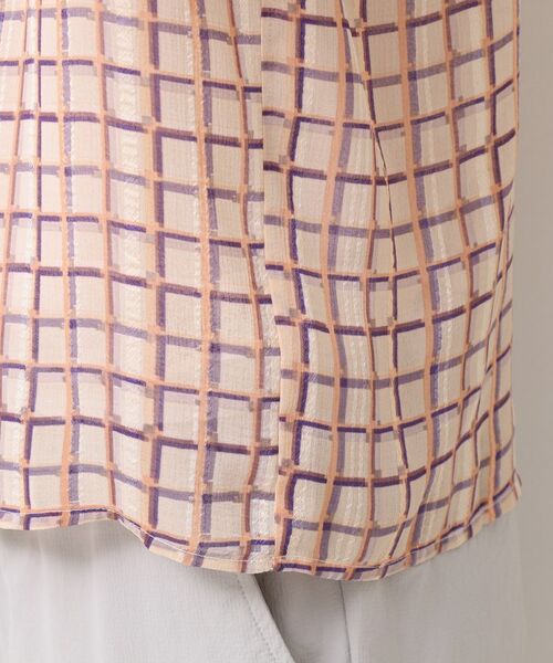 Dessin / デッサン シャツ・ブラウス | 【洗える】オーガンジーチェックシャツ | 詳細15