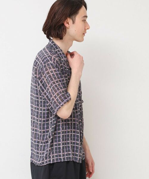 Dessin / デッサン シャツ・ブラウス | 【洗える】オーガンジーチェックシャツ | 詳細5