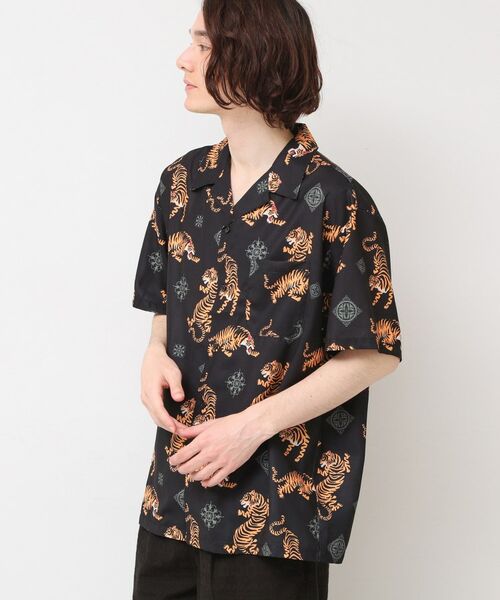 Dessin / デッサン Tシャツ | 【洗える】タイガープリントシャツ | 詳細1