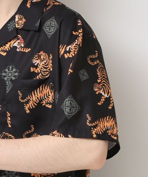 Dessin / デッサン Tシャツ | 【洗える】タイガープリントシャツ | 詳細10