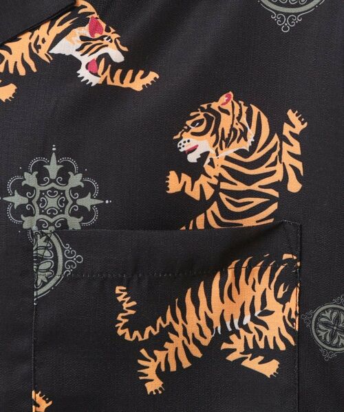 Dessin / デッサン Tシャツ | 【洗える】タイガープリントシャツ | 詳細4