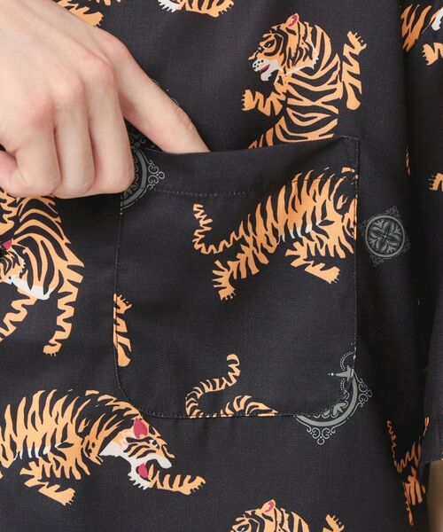Dessin / デッサン Tシャツ | 【洗える】タイガープリントシャツ | 詳細9
