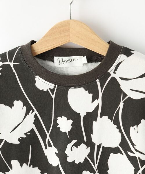 Dessin / デッサン Tシャツ | 【リンクコーデ】フラワープリントTシャツ | 詳細3