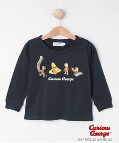 Dessin / デッサン Tシャツ | 【おさるのジョージコラボ】ロングスリーブTシャツ