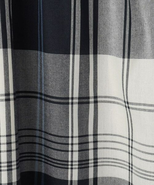 Dessin / デッサン ロング・マキシ丈ワンピース | 【リンクコーデ】ガーゼチェックチュニックワンピース | 詳細7