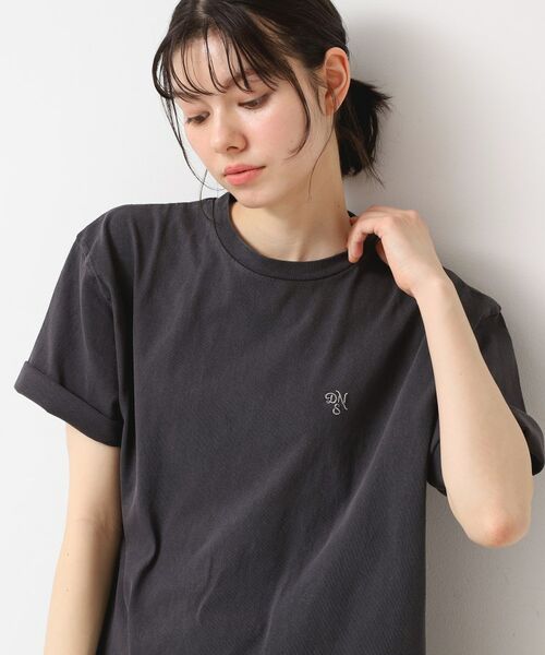 Dessin / デッサン Tシャツ | 【ユニセックス・洗える】ロゴ入りピグメントTシャツ | 詳細1