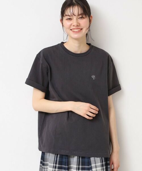 Dessin / デッサン Tシャツ | 【ユニセックス・洗える】ロゴ入りピグメントTシャツ | 詳細2