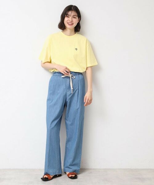 Dessin / デッサン Tシャツ | 【ユニセックス・洗える】ロゴ入りピグメントTシャツ | 詳細7