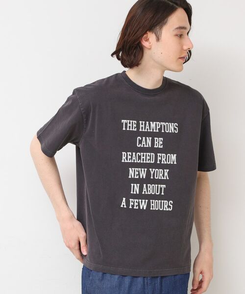 Dessin / デッサン Tシャツ | 【ユニセックス・洗える】ピグメントTシャツ(チャコールグレー(014))