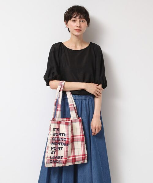 Dessin / デッサン トートバッグ | 【A4収納可・軽量】チェックトート | 詳細3