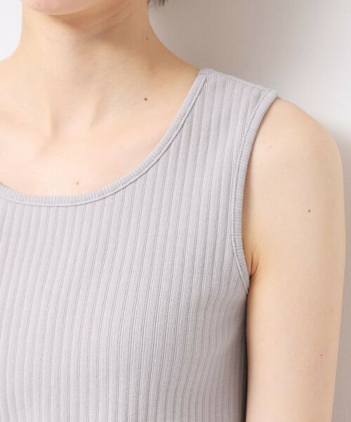 Dessin / デッサン キャミソール・チューブトップ | 【2WAY・洗える】リブタンク(S~L) | 詳細17