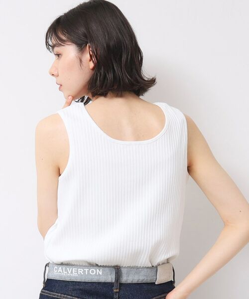 Dessin / デッサン キャミソール・チューブトップ | 【2WAY・洗える】リブタンク(S~L) | 詳細2