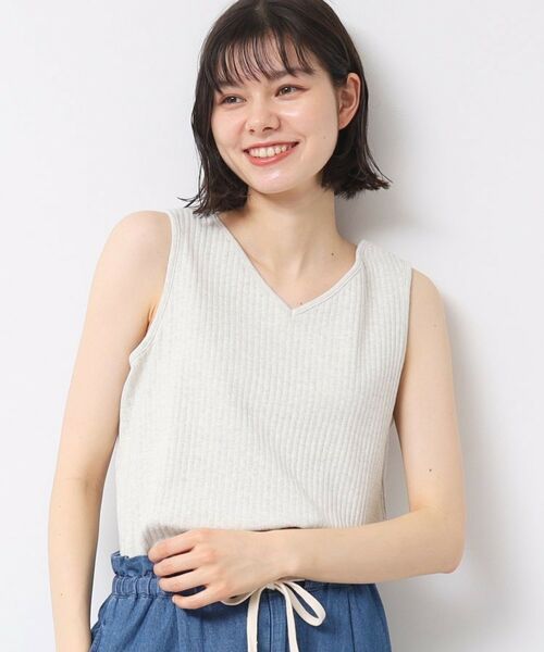 Dessin / デッサン キャミソール・チューブトップ | 【2WAY・洗える】リブタンク(S~L) | 詳細5
