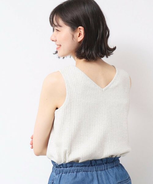 Dessin / デッサン キャミソール・チューブトップ | 【2WAY・洗える】リブタンク(S~L) | 詳細6