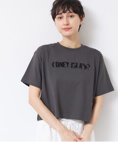 Dessin / デッサン Tシャツ | 【洗える】スパンコールロゴTシャツ（XS～L）