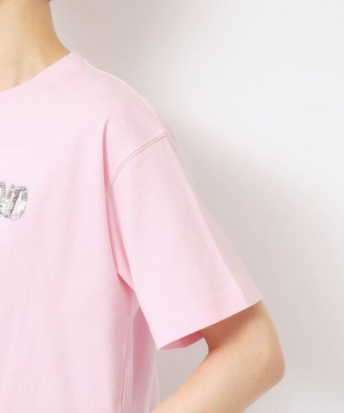 Dessin / デッサン Tシャツ | 【洗える】スパンコールロゴTシャツ(XS~L) | 詳細16