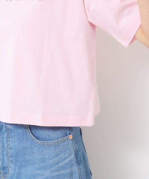 Dessin / デッサン Tシャツ | 【洗える】スパンコールロゴTシャツ(XS~L) | 詳細17