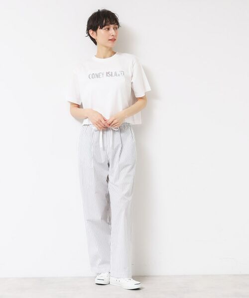 Dessin / デッサン Tシャツ | 【洗える】スパンコールロゴTシャツ(XS~L) | 詳細3