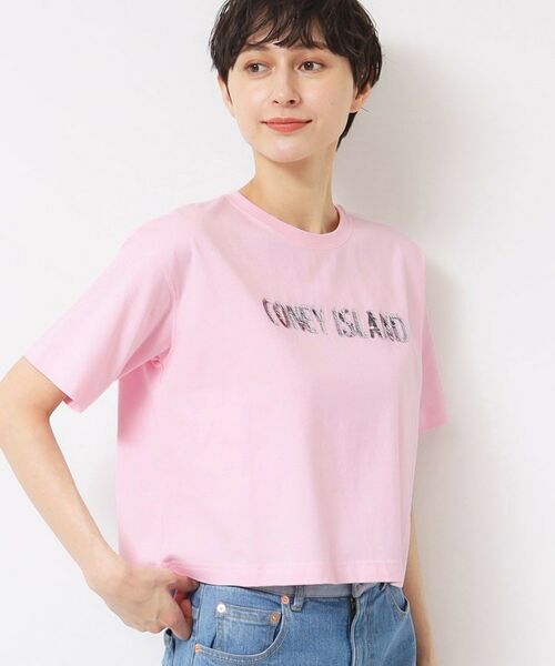 Dessin / デッサン Tシャツ | 【洗える】スパンコールロゴTシャツ(XS~L) | 詳細9