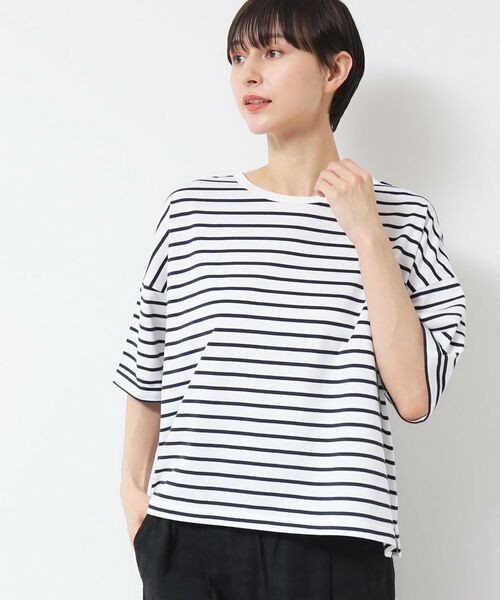 Dessin / デッサン Tシャツ | 【二の腕カバー/接触冷感/UV】ロールアップスリーブTシャツ(XS~L) | 詳細10