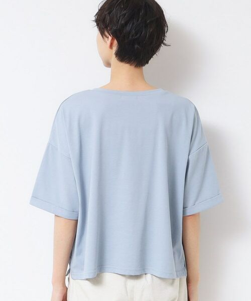 Dessin / デッサン Tシャツ | 【二の腕カバー/接触冷感/UV】ロールアップスリーブTシャツ(XS~L) | 詳細19