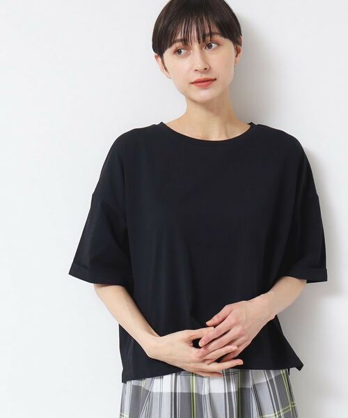 Dessin / デッサン Tシャツ | 【二の腕カバー/接触冷感/UV】ロールアップスリーブTシャツ(XS~L) | 詳細6