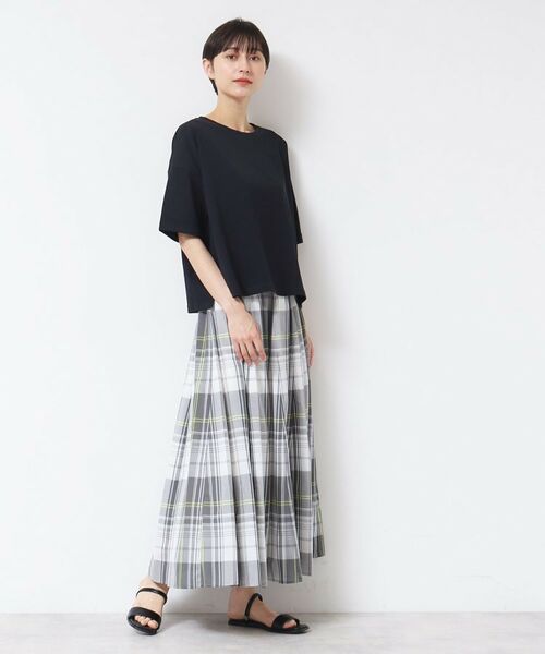 Dessin / デッサン Tシャツ | 【二の腕カバー/接触冷感/UV】ロールアップスリーブTシャツ(XS~L) | 詳細7